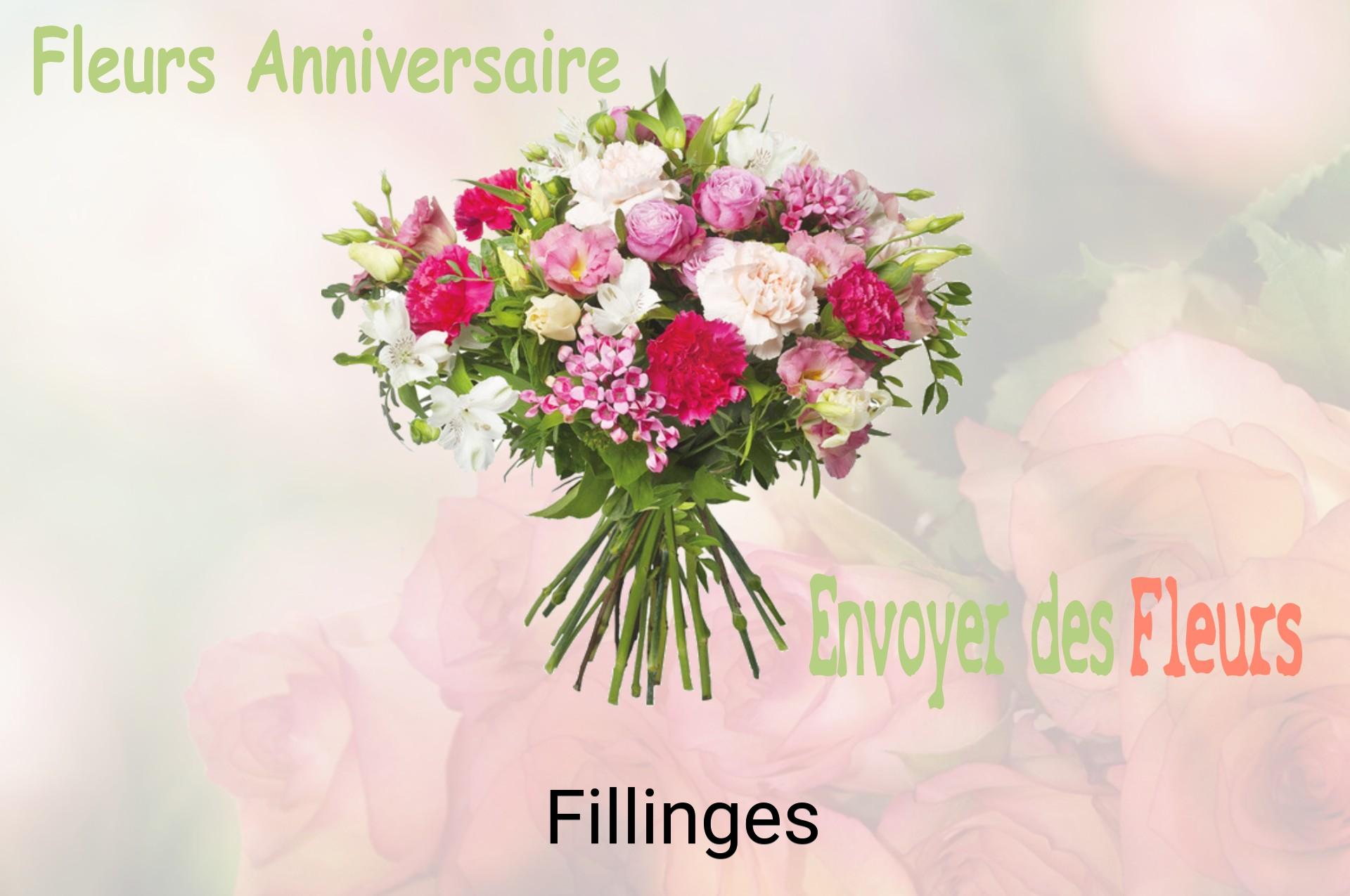 Bouquet de fleurs d’anniversaire livré à Fillinges